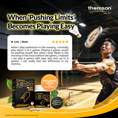 Xbido - Energy & Vitality (Limited Batch Special: Save Up To 70%)